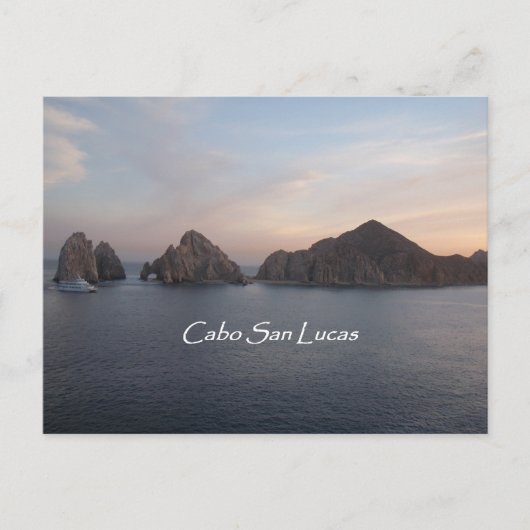 Cabo San Lucas bij Sunset Briefkaart (Voorkant)