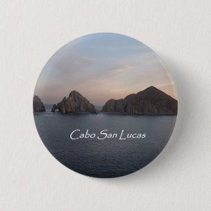 Cabo San Lucas bij Sunset Ronde Button 5,7 Cm