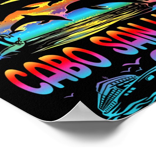 Cabo San Lucas Birthday Trip Vacation 2026 Matchin Poster (Hoek)