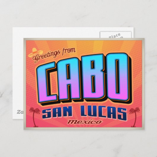CABO SAN LUCAS BRIEFKAART (Voorkant / Achterkant)