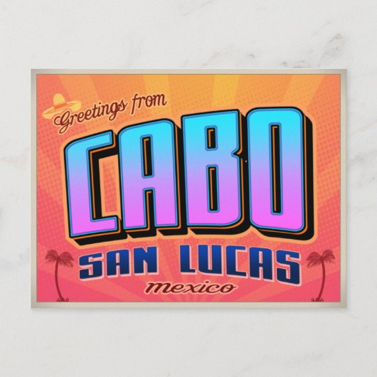 CABO SAN LUCAS BRIEFKAART (Voorkant)
