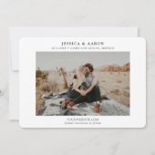 Cabo San Lucas Bruiloft Mexico Save the Date Kaart (Achterkant)