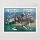 Cabo San Lucas Bruiloft Save the Date Briefkaart (Voorkant)