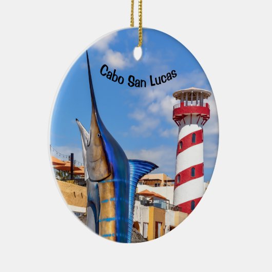 Cabo San Lucas Ceramic Ornament (Rechts)