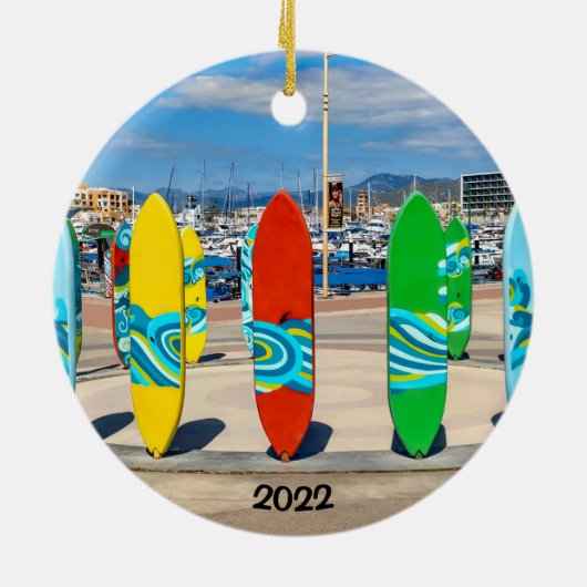 Cabo San Lucas Ceramic Ornament (Achterkant)