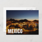 Cabo San Lucas Cityscape at Sunset, Mexico Briefkaart (Voorkant / Achterkant)
