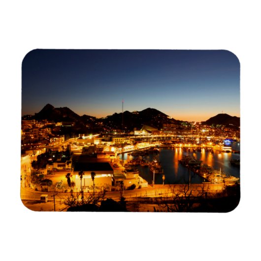 Cabo San Lucas Cityscape at Sunset, Mexico Magneet (Horizontaal)