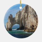 Cabo San Lucas | Eindboog van land | Mexico-kerami Keramisch Ornament (Achterkant)