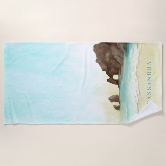 Cabo San Lucas | El Arco | Aangepast strand Towe Strandlaken (Voorkant)