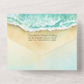 Cabo San Lucas | El Arco | Bestemmingsweddenschap All In One Uitnodiging (Achterkant)