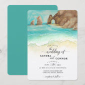 Cabo San Lucas | El Arco | Bestemmingsweddenschap Kaart (Voorkant / Achterkant)