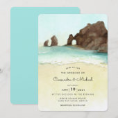 Cabo San Lucas | El Arco | Trouwlocatie  Kaart (Voorkant / Achterkant)