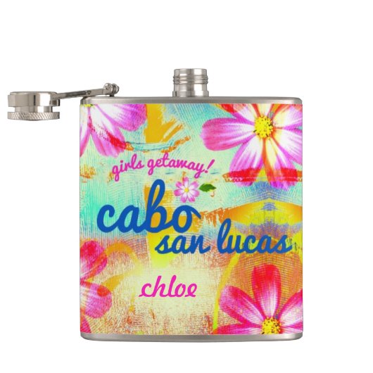 CABO San Lucas Girls Getaway Flask Heupfles (Geopend)