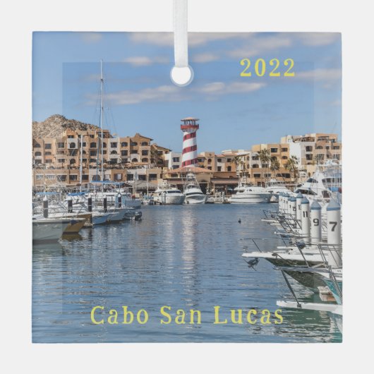 Cabo San Lucas Glas Ornament (Voorkant)