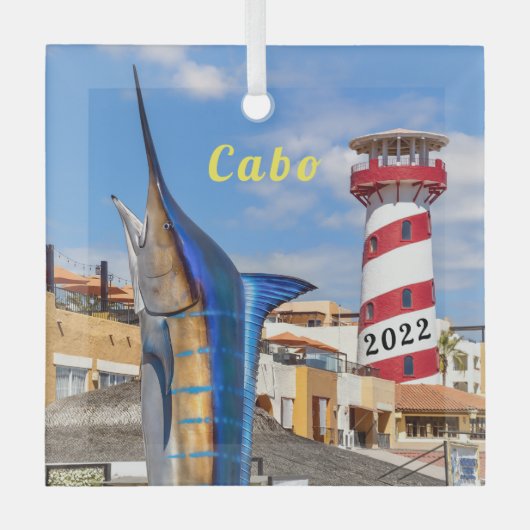 Cabo San Lucas Glass Ornament (Voorkant)