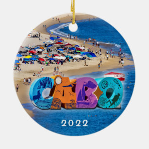Cabo San Lucas Graphic, keramisch sieraad Keramisch Ornament