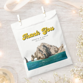 Cabo San Lucas huwelijksgunst Dank u voor uw favor Bedankzakje