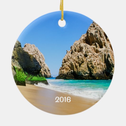 Cabo San Lucas Keramisch Ornament (Achterkant)