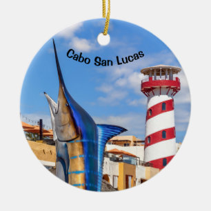 Cabo San Lucas keramische kerstbal Keramisch Ornament