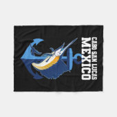 Cabo San Lucas Marlin Vist Adventure Anchor Fleece Deken (Voorkant (Horizontaal))