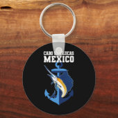 Cabo San Lucas Marlin Vist Adventure Anchor Sleutelhanger (Voorkant)