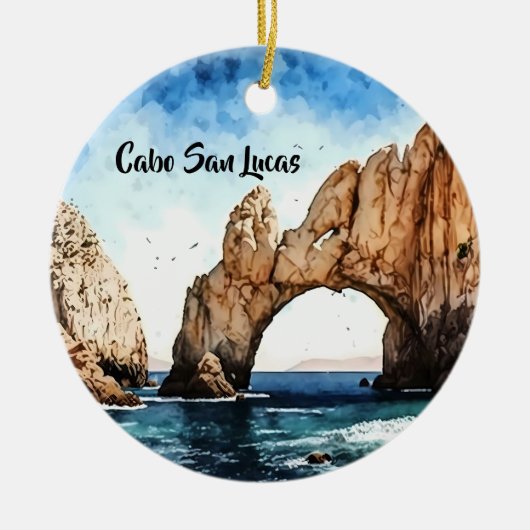 Cabo San Lucas Mexico Beach Arch Keramisch Ornament (Voorkant)