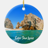 Cabo San Lucas Mexico Beach Arch Keramisch Ornament (Achterkant)