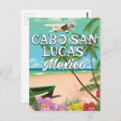 Cabo San Lucas Mexico Beach poster Briefkaart (Voorkant / Achterkant)