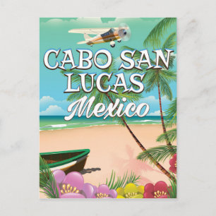 Cabo San Lucas Mexico Beach poster Briefkaart