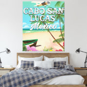 Cabo San Lucas Mexico Beach poster Canvas Afdruk (Insitu (Slaapkamer))