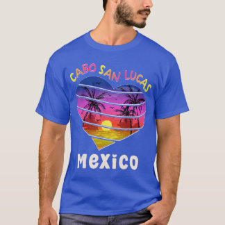 Cabo San Lucas Mexico Beach Surf Hart Meisjes Fami T-shirt