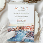 Cabo San Lucas Mexico Bewaar de datum Bestemming Kaart