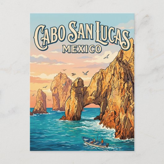 Cabo San Lucas Mexico Briefkaart (Voorkant)