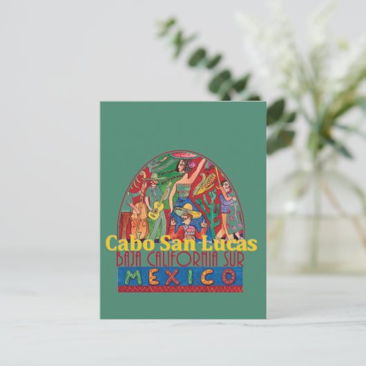 CABO SAN LUCAS Mexico Briefkaart (Staand voorkant)