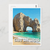Cabo San Lucas Mexico El Arco Reizen Briefkaart (Voorkant / Achterkant)