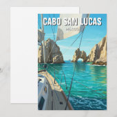 Cabo San Lucas Mexico El Arco Reizen Feestdagenkaart (Voorkant / Achterkant)