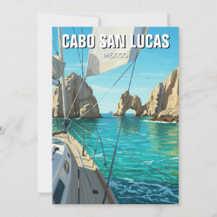 Cabo San Lucas Mexico El Arco Reizen Feestdagenkaart
