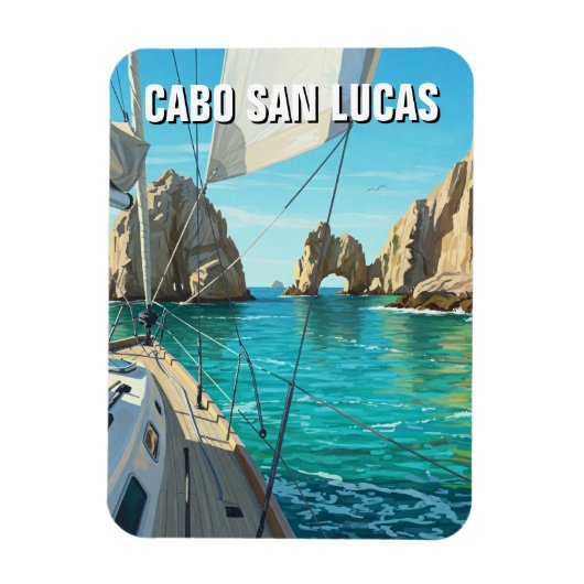 Cabo San Lucas Mexico El Arco Reizen Magneet (Verticaal)