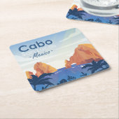 Cabo San Lucas Mexico Kartonnen Onderzetters (Schuin)