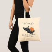 Cabo San Lucas Mexico Marinekaart Trouw Welkom Tote Bag (Voorkant (product))
