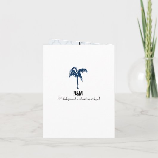 Cabo San Lucas Mexico Passport Save the Date (Achterkant)