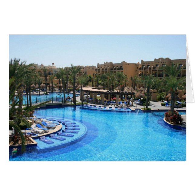 Cabo San Lucas Mexico Pool Uitzicht (Voorkant Horizontaal)