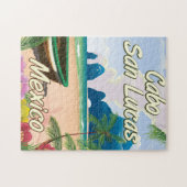 Cabo San Lucas Mexico reisposter Legpuzzel (Horizontaal)