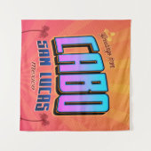 Cabo San Lucas Mexico Retro Wall Art Wandkleed (Voorkant (horizontaal))