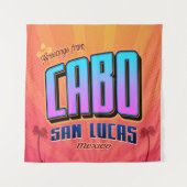 Cabo San Lucas Mexico Retro Wall Art Wandkleed (Voorkant)