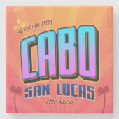 Cabo San Lucas Mexico Stenen Onderzetter (Voorkant)
