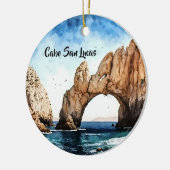 Cabo San Lucas Mexico Strandboog Keramisch Ornament (Links)