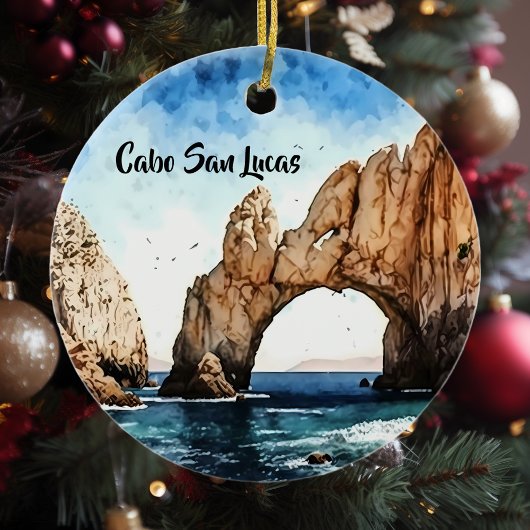 Cabo San Lucas Mexico Strandboog Keramisch Ornament
