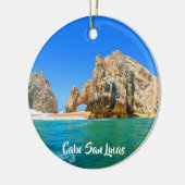 Cabo San Lucas Mexico Strandboog Keramisch Ornament (Links)