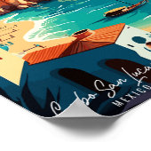 Cabo San Lucas Mexico Travel Art Vintage Poster (Hoek)